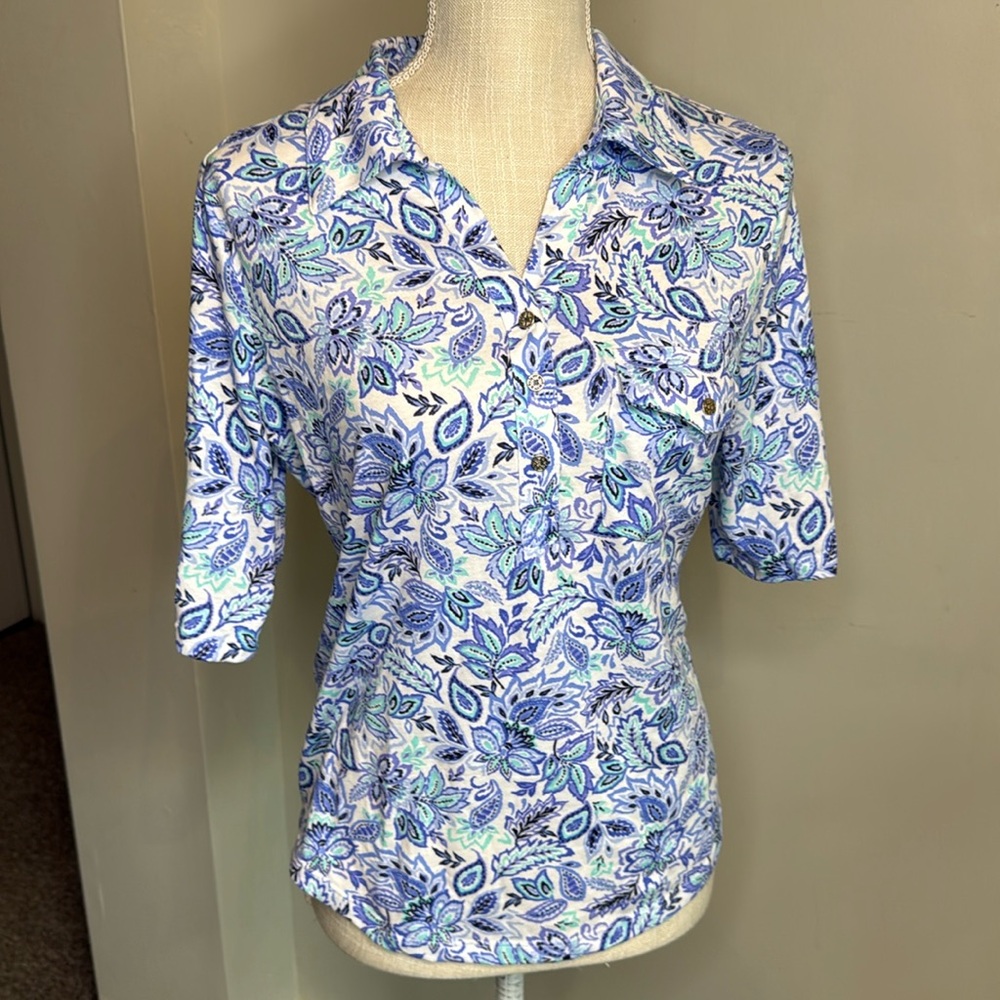 EMILY DANIELS ( NWOT) floral blouse